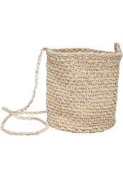 Mini Nature Bast Crossbody kabelka nature