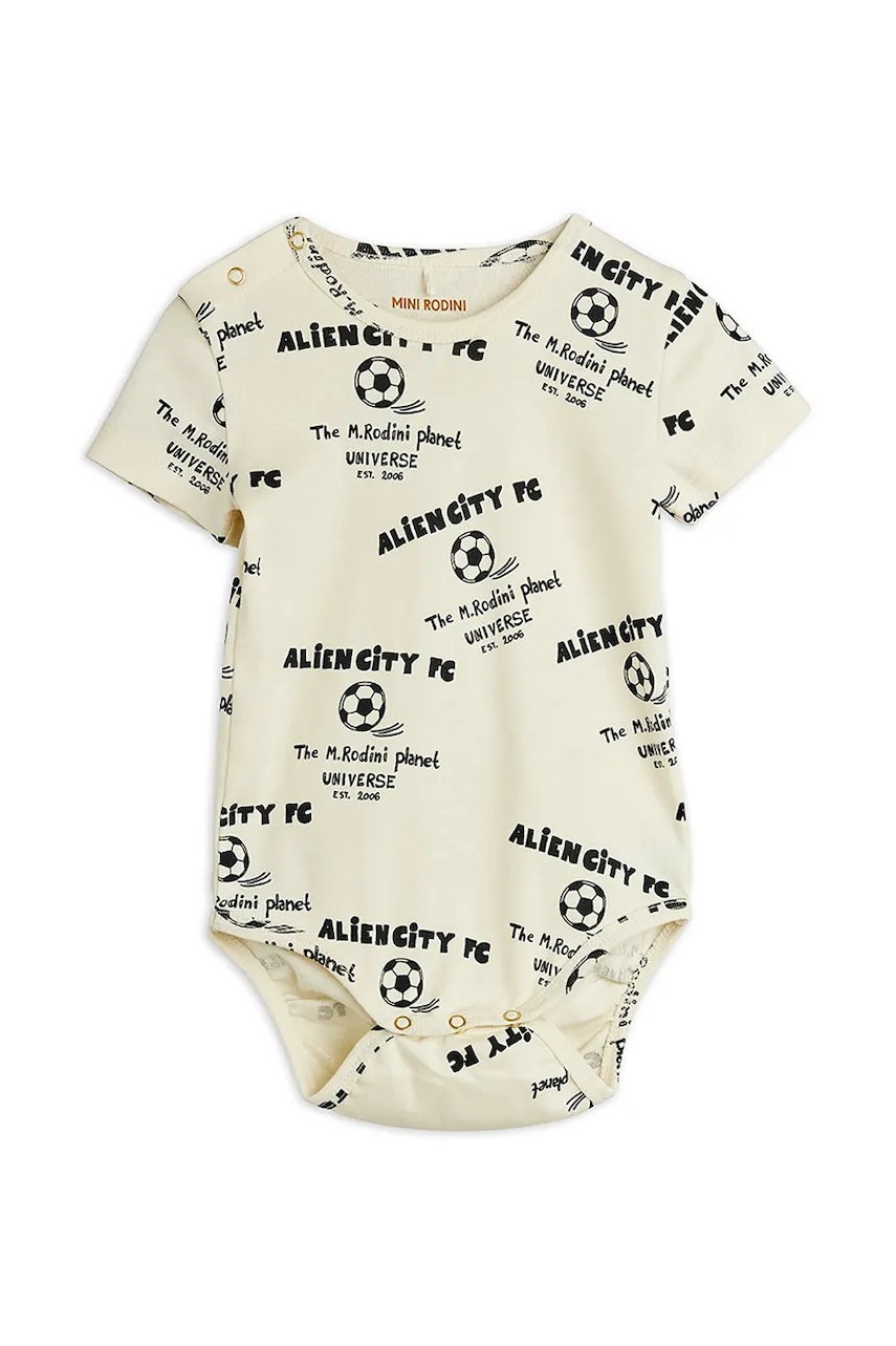 Mini Rodini  body kojenecké bavlněné Alien City FC