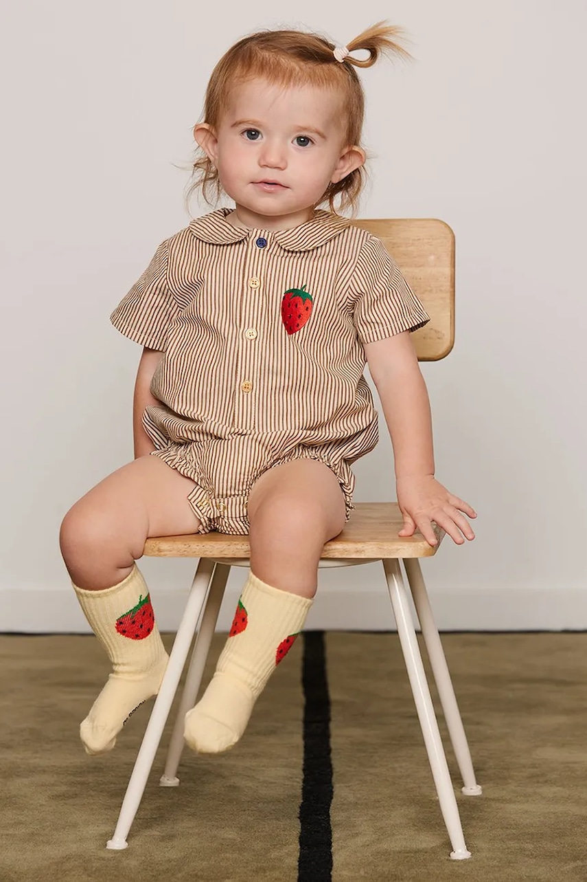 Mini Rodini  body kojenecké bavlněné Poplin