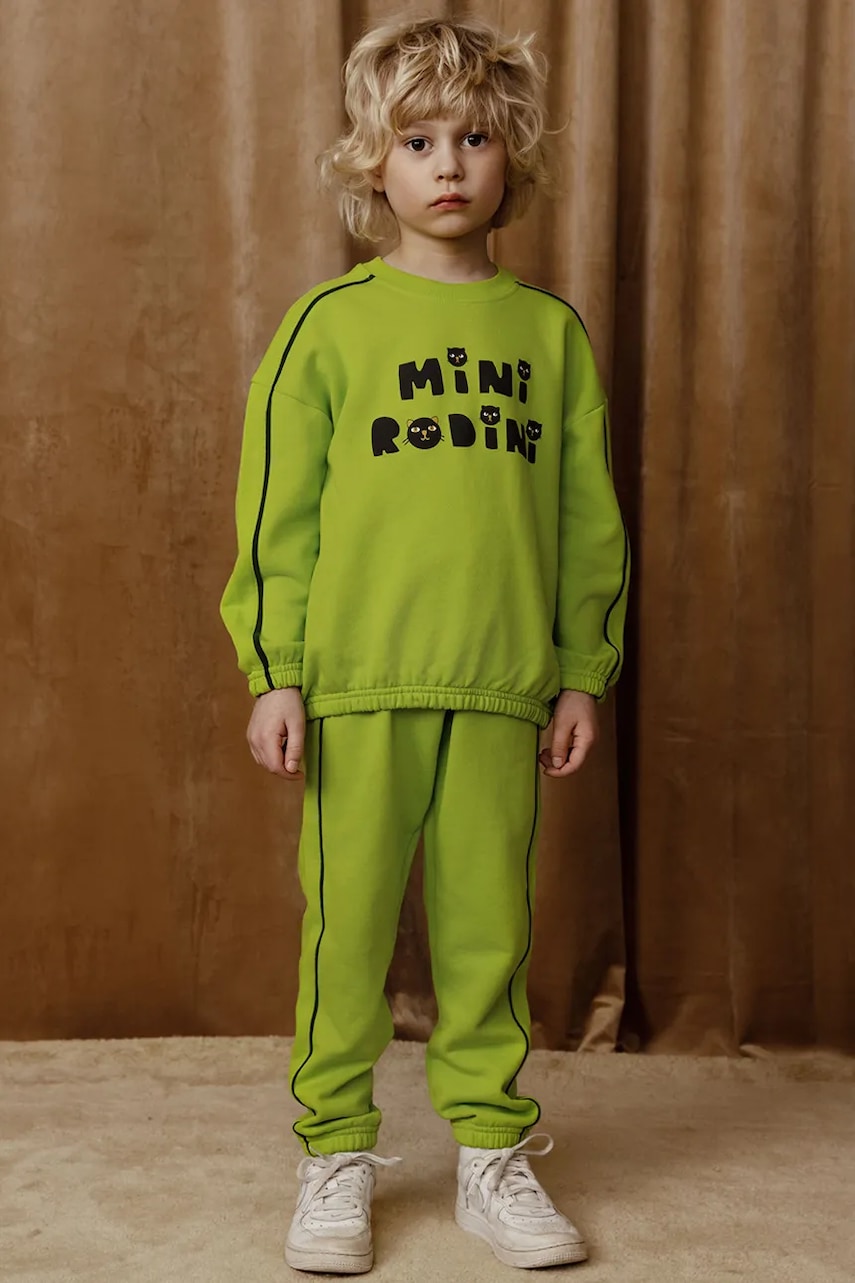Mini Rodini  Dětská bavlněná mikina   Cats