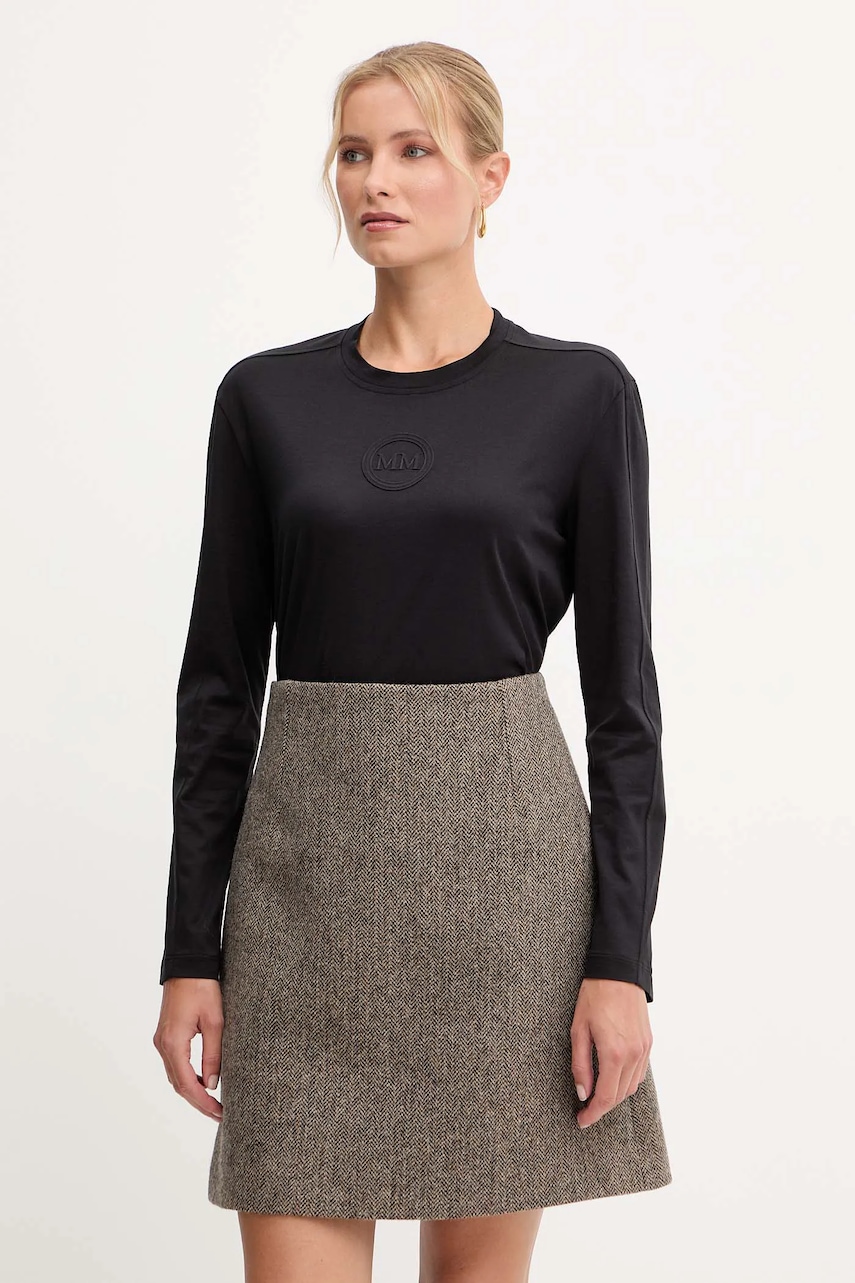 MM by Max Mara  Bavlněné tričko s dlouhým rukávem  SORRISO