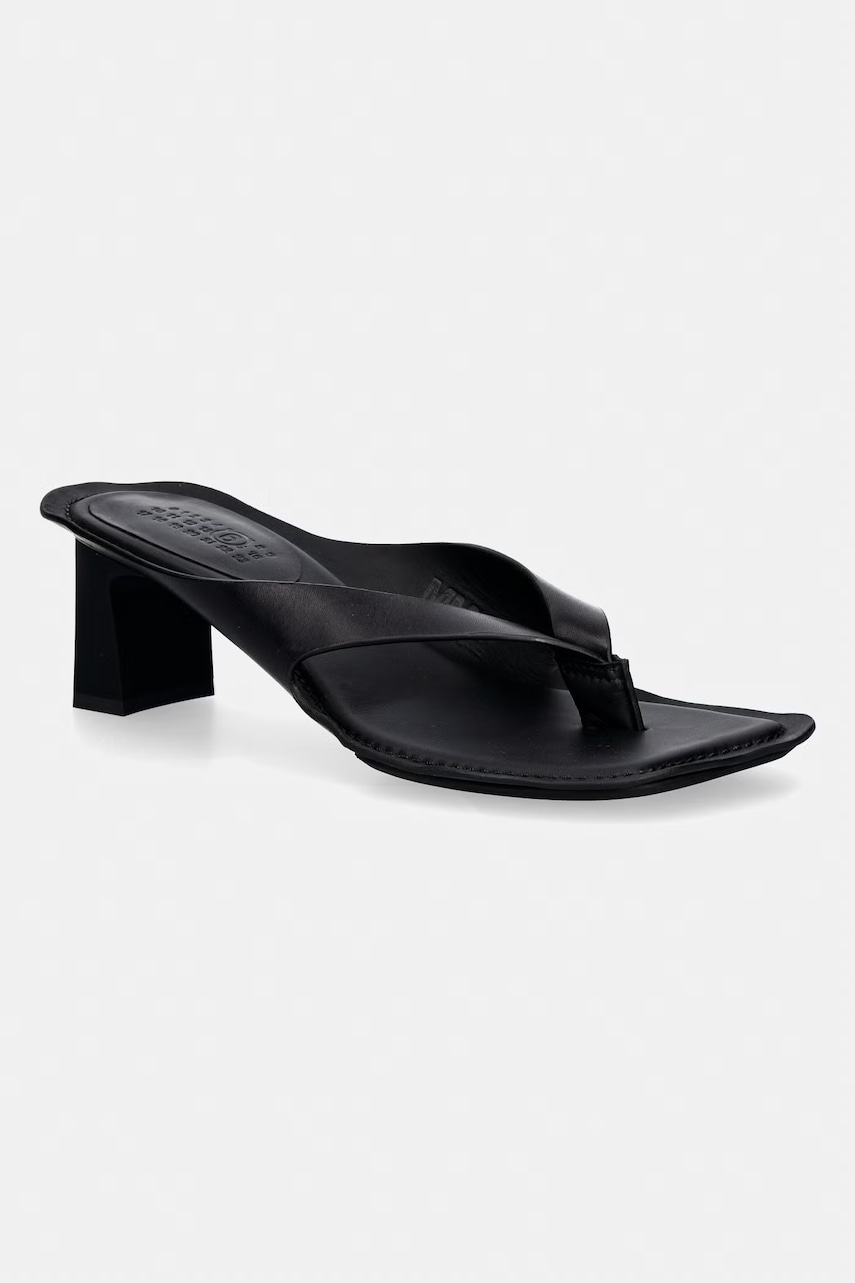 MM6 Maison Margiela  žabky dámské kožené
