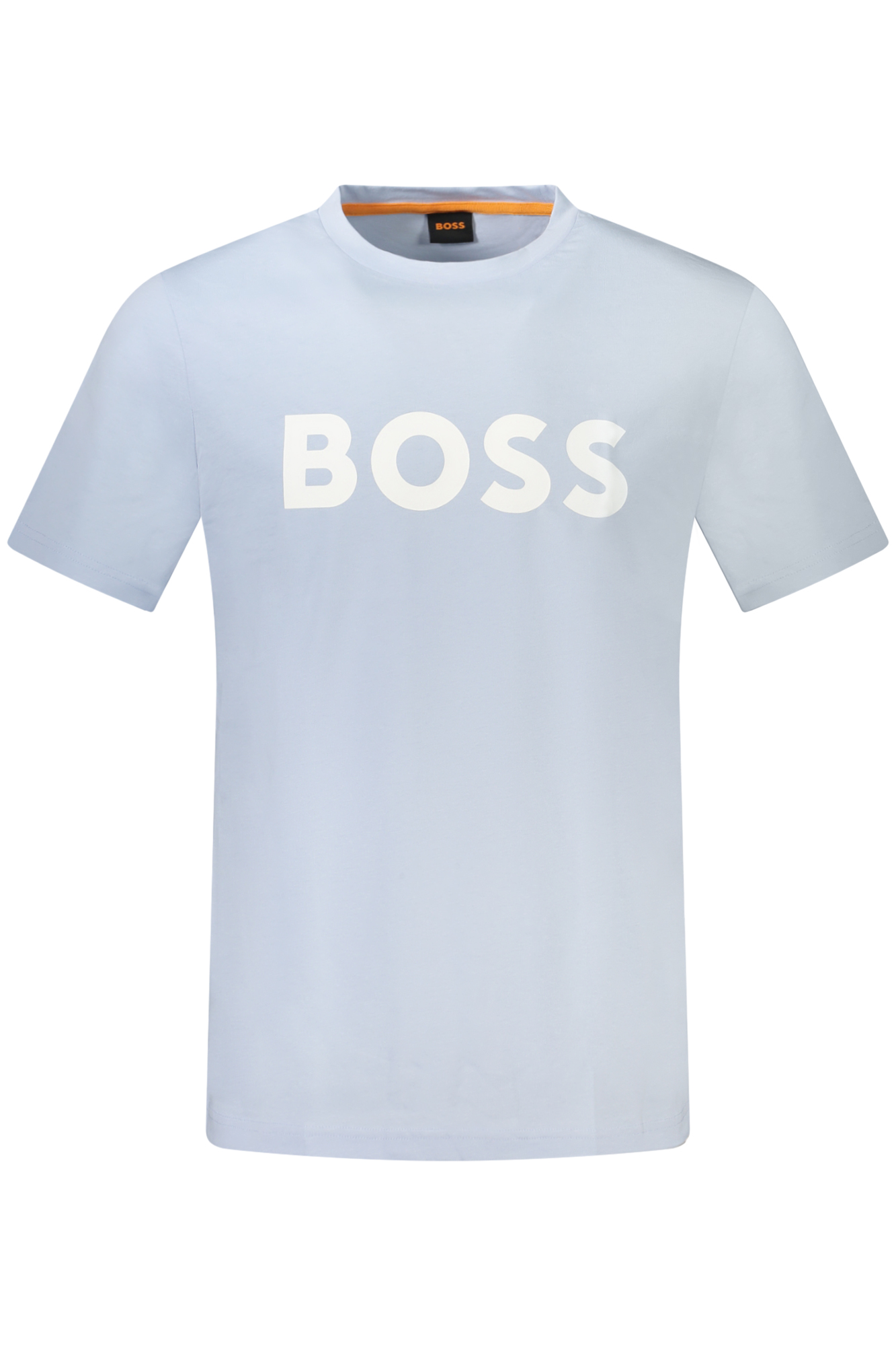 Modré pánské triko s krátkým rukávem Hugo Boss