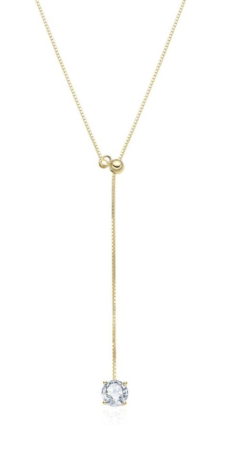 MOISS Flexibilní náhrdelník s kubickým zirkonem ETERNITY N0001034