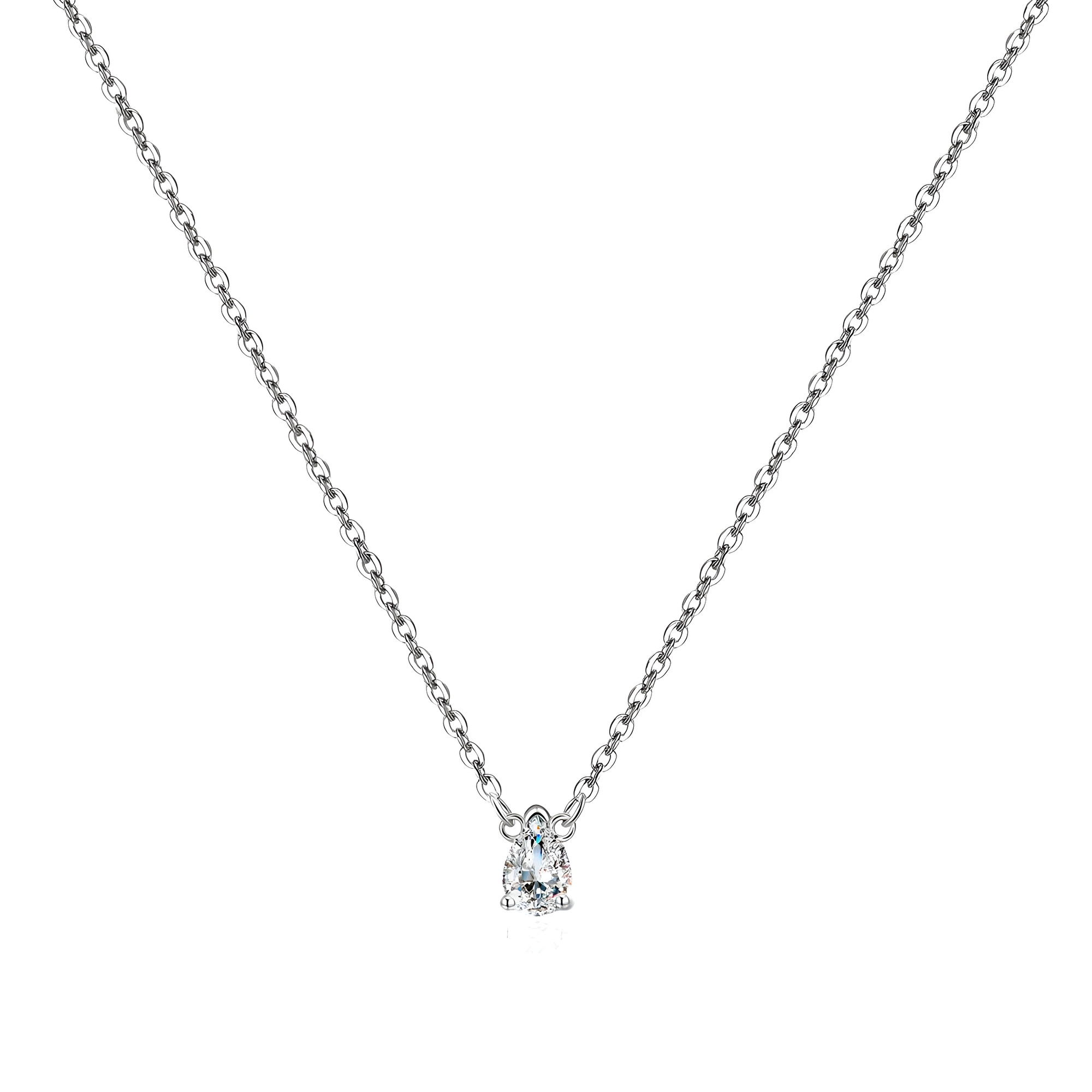 MOISS Moderní stříbrný náhrdelník N0000064