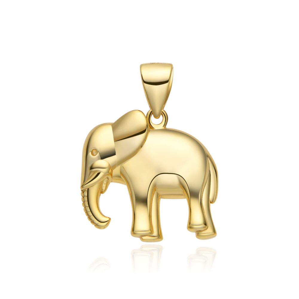 MOISS Pozlacený přívěsek ze stříbra Slon P0001983