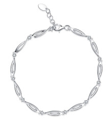 MOISS Půvabný stříbrný náramek pro ženy B0000089