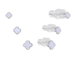 MOISS Sada stříbrných peckových náušnic E0004920 (3 páry náušnic)