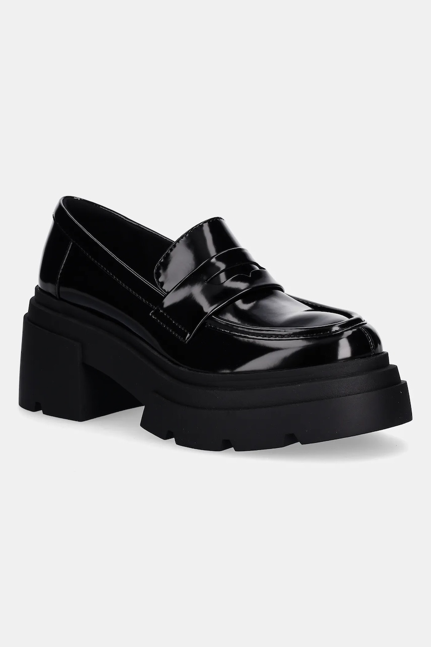 Mokasíny Steve Madden Turnout dámské, černá barva, na platformě, 11004801