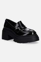 Mokasíny Steve Madden Turnout dámské, černá barva, na platformě, 11004801