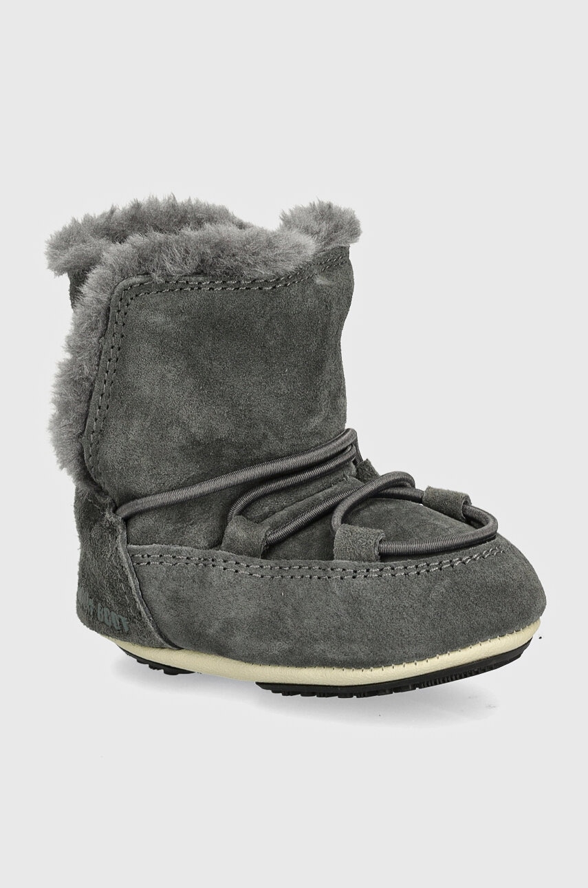 Moon Boot  Dětské semišové sněhule  CRIB SUEDE