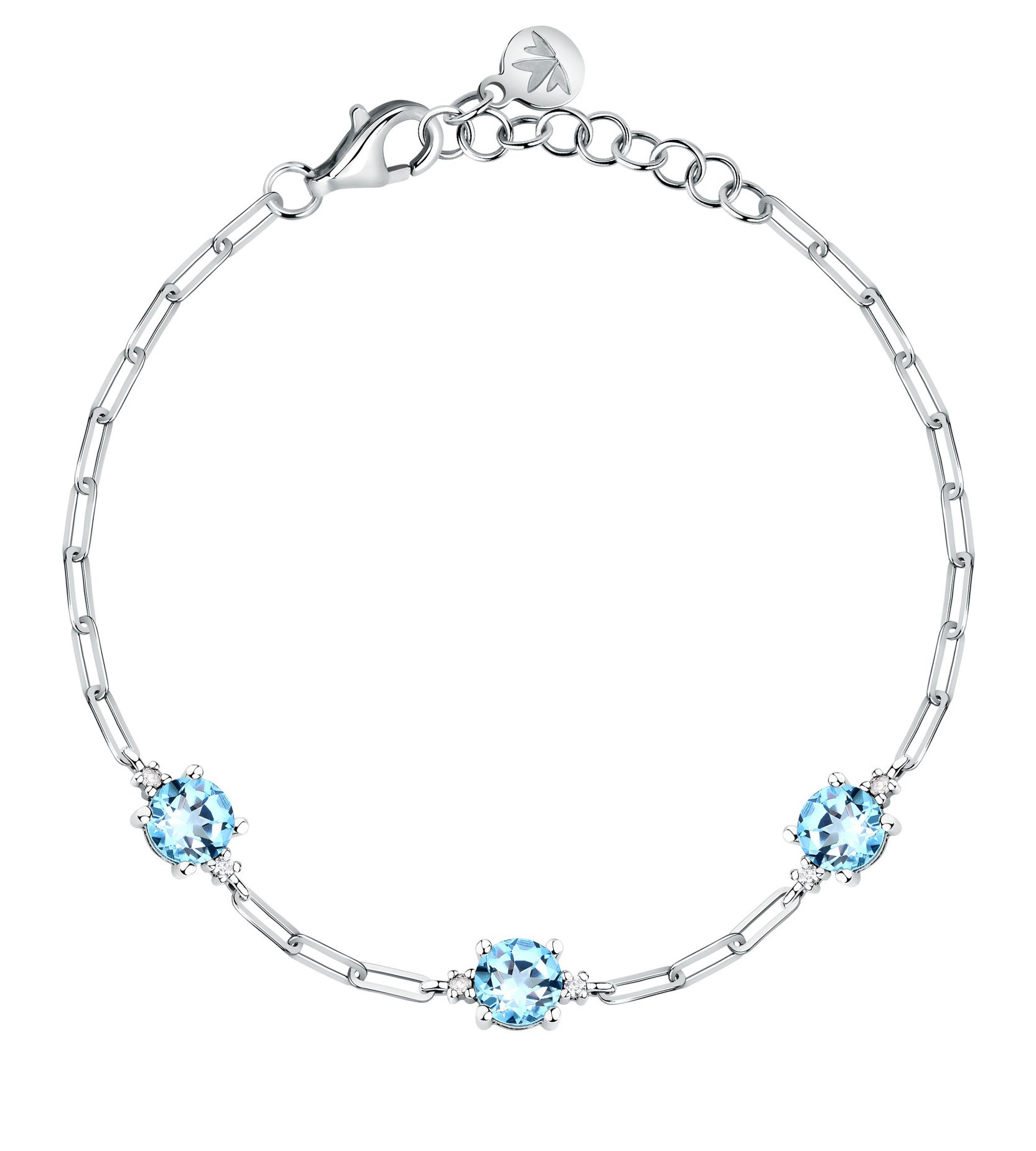 Morellato Dámský stříbrný náramek s kubickými zirkony Tesori SAIW291