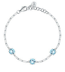 Morellato Dámský stříbrný náramek s kubickými zirkony Tesori SAIW291