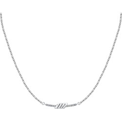 Morellato Elegantní ocelový náhrdelník s krystaly Torchon SAWZ04