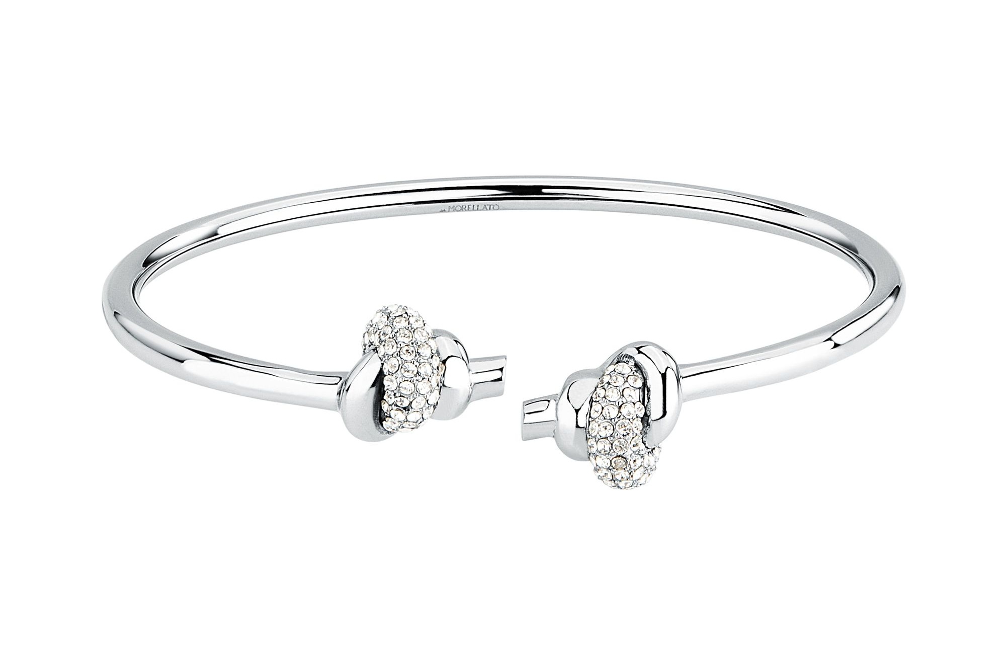 Morellato Elegantní ocelový náramek Uzel s krystaly Legame SAZO10