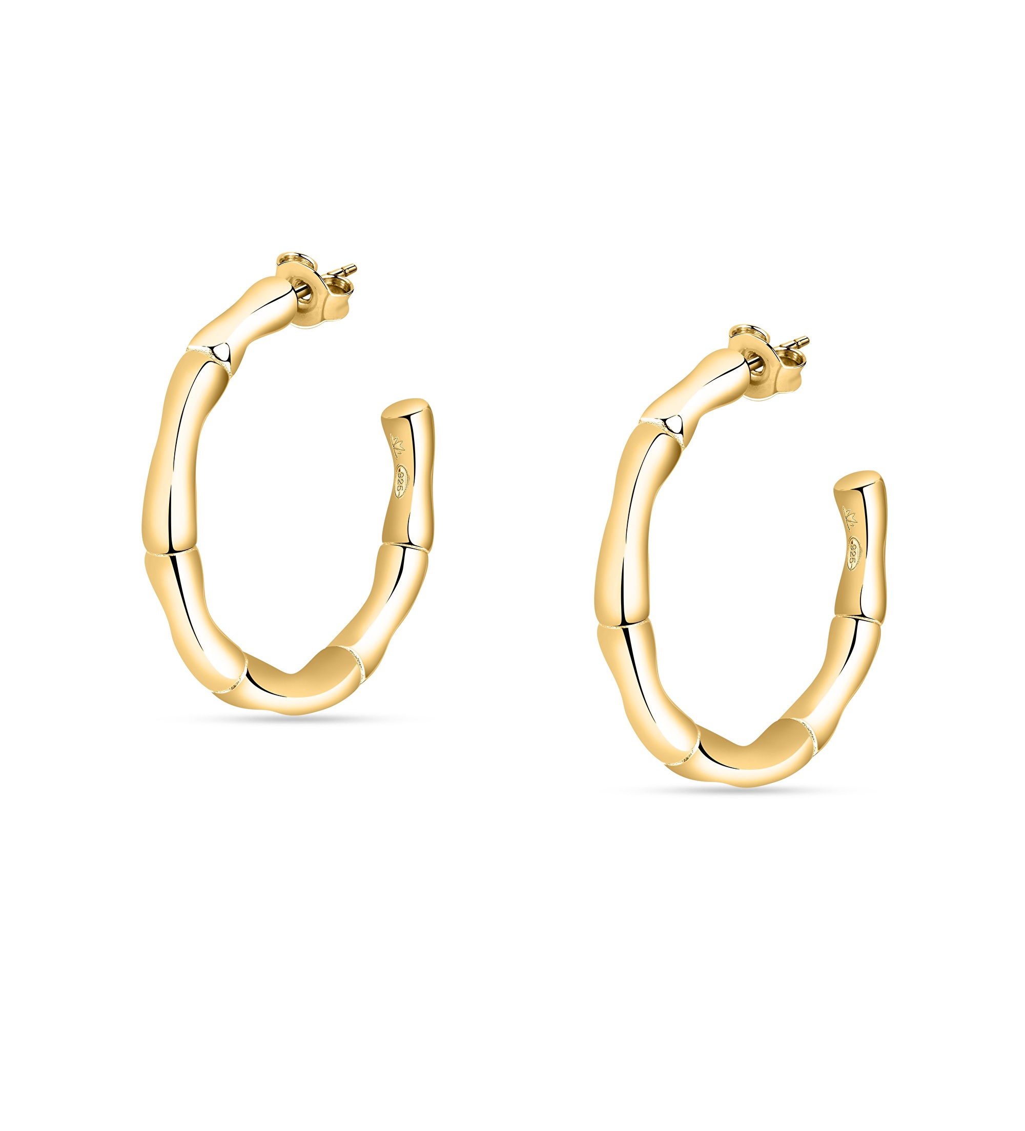 Morellato Elegantní pozlacené náušnice z recyklovaného stříbra Essenza SAWA09