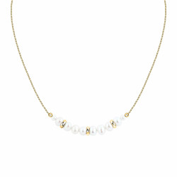 Morellato Krásný pozlacený náhrdelník s říčními perlami Perla SXU43
