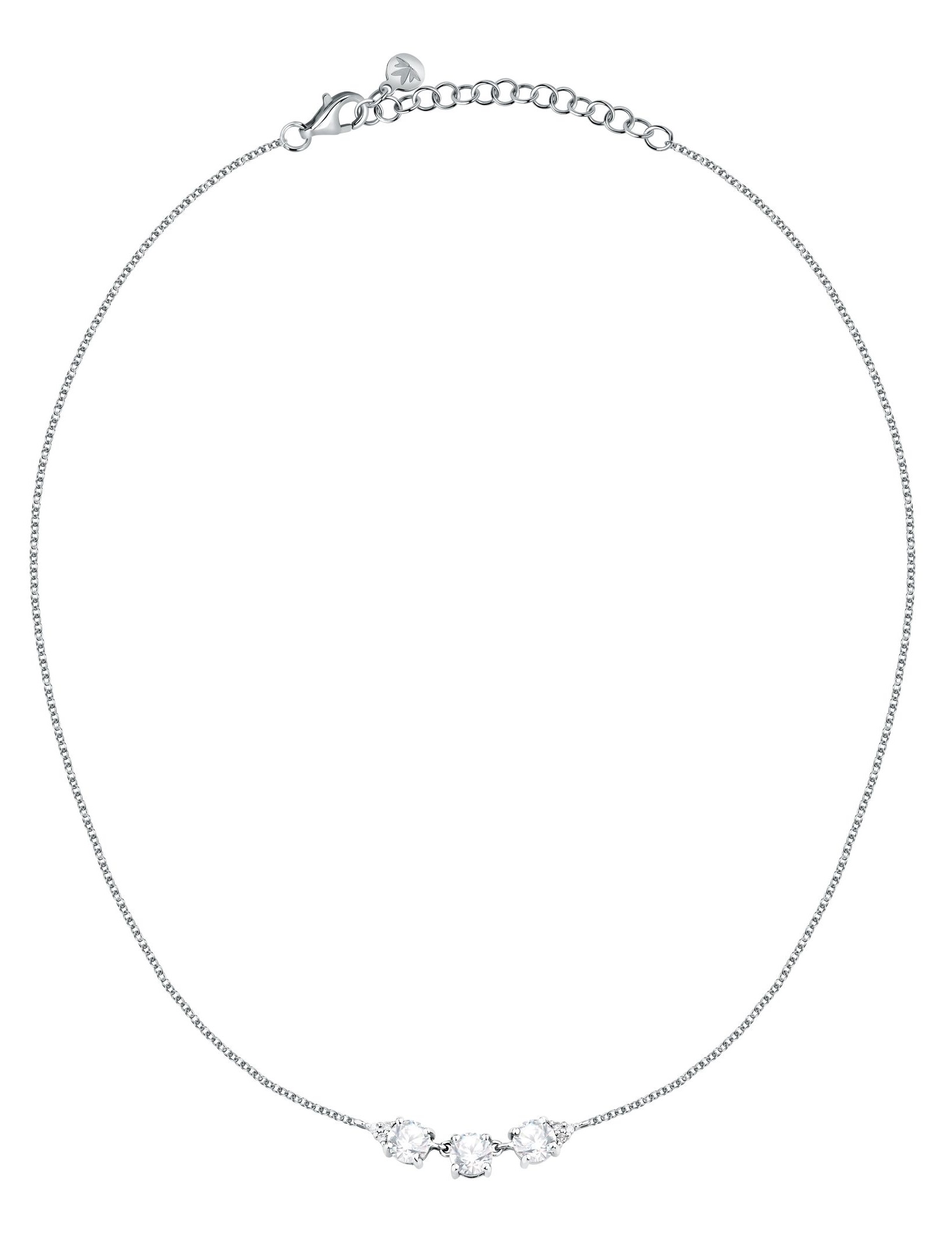 Morellato Luxusní stříbrný náhrdelník s kubickými zirkony Tesori SAIW296