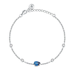 Morellato Půvabný stříbrný náramek se zirkony Tesori SAIW201