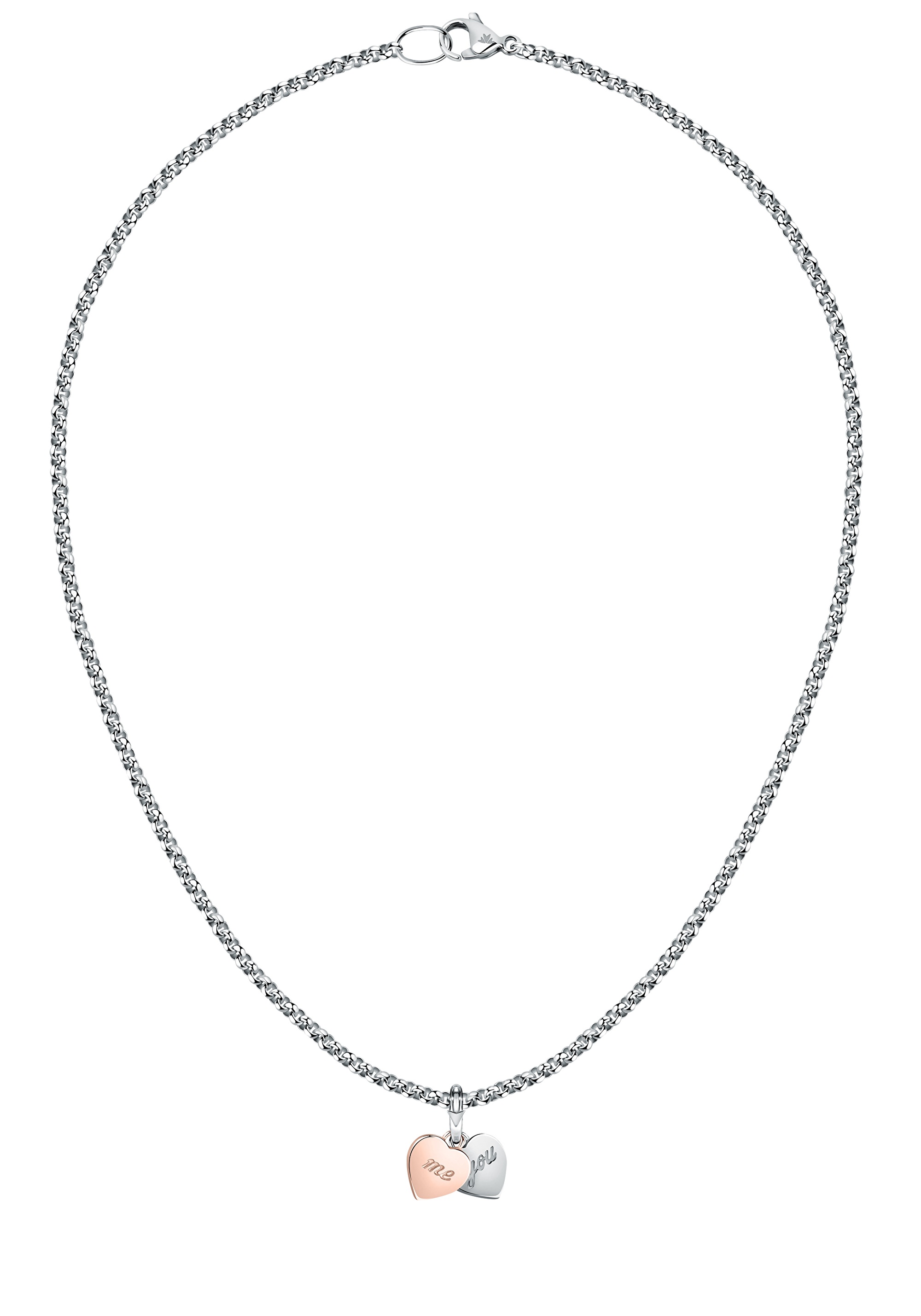 Morellato Romantický ocelový bicolor náhrdelník You & Me Drops SCZ1264