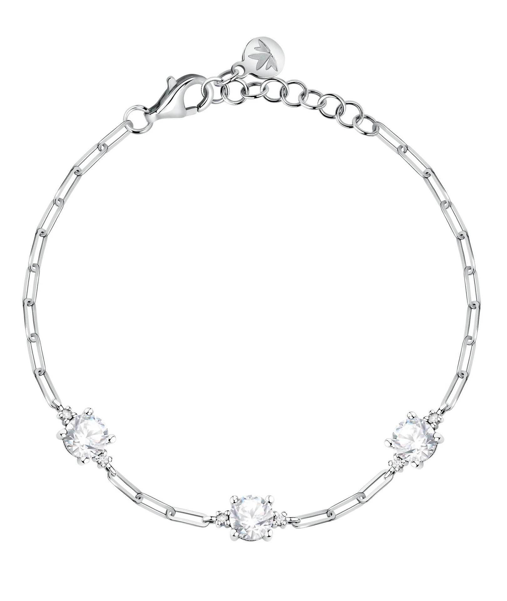 Morellato Stříbrný dámský náramek s kubickými zirkony Tesori SAIW297