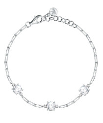 Morellato Stříbrný dámský náramek s kubickými zirkony Tesori SAIW297