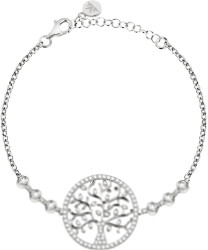 Morellato Stříbrný náramek s krystaly Strom života Albero Della Vita SATB08