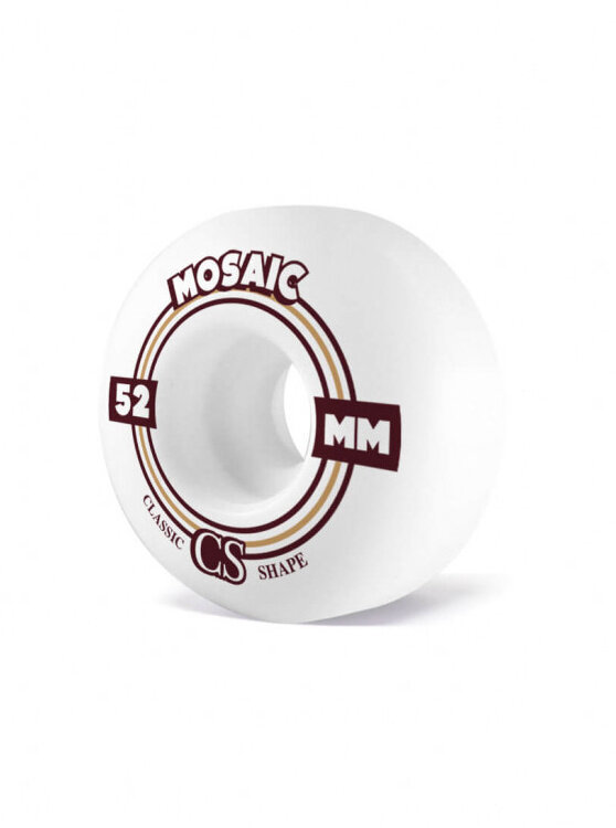 Mosaic kolečka CS Neo 52 mm White | Velikost skate 52 mm