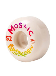 Mosaic kolečka Miramon OG 52 mm. White | Mnohobarevná | Velikost skate 52 mm