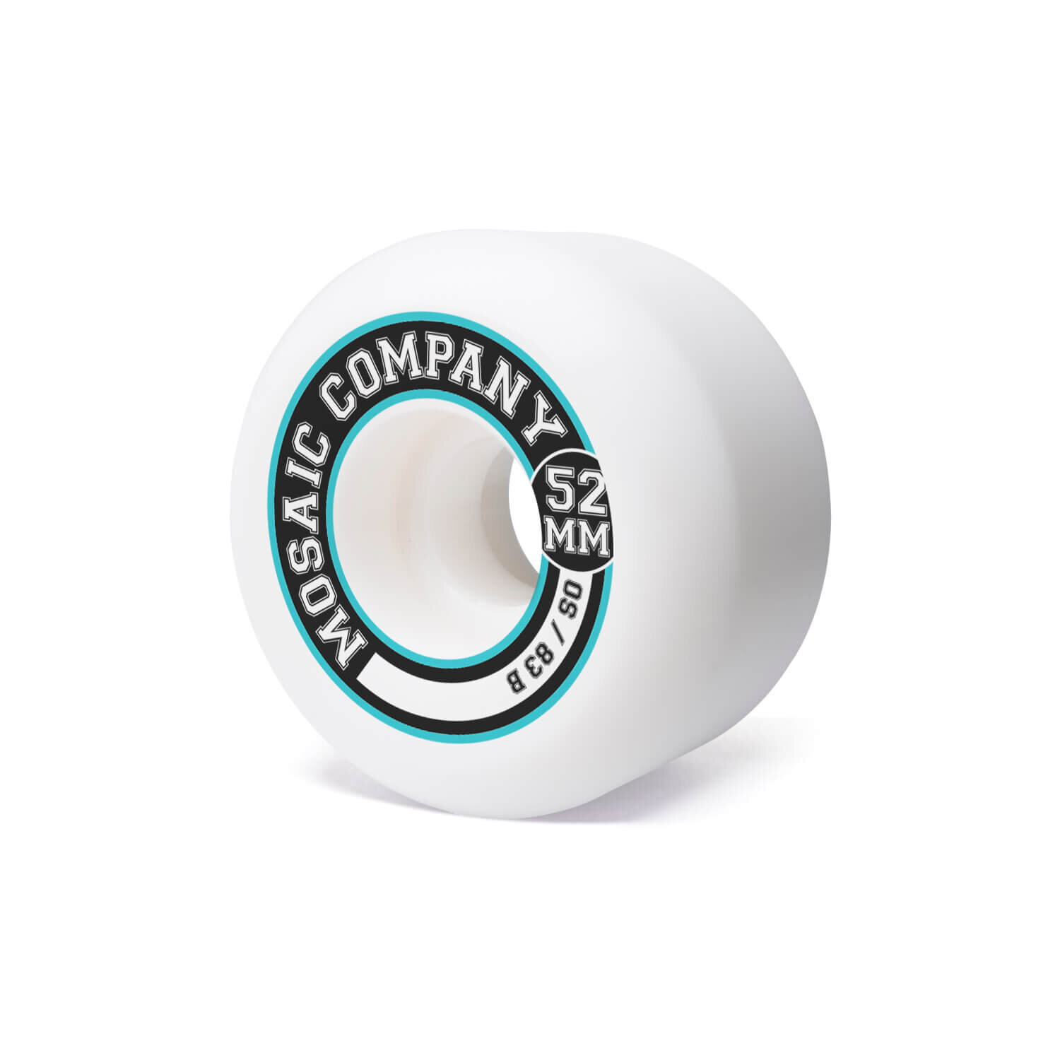 Mosaic kolečka OS College 52 mm White | Bílá | Velikost skate 52 mm