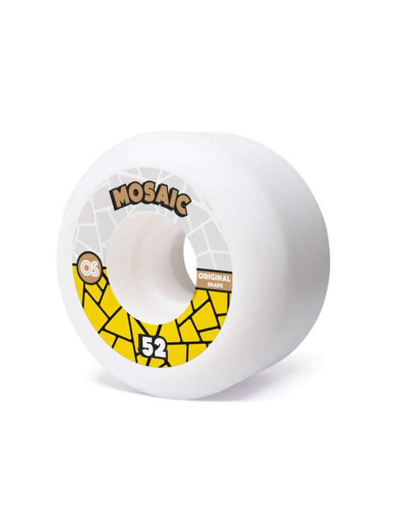 Mosaic kolečka OS Mrn 52 mm White | Velikost skate 52 mm