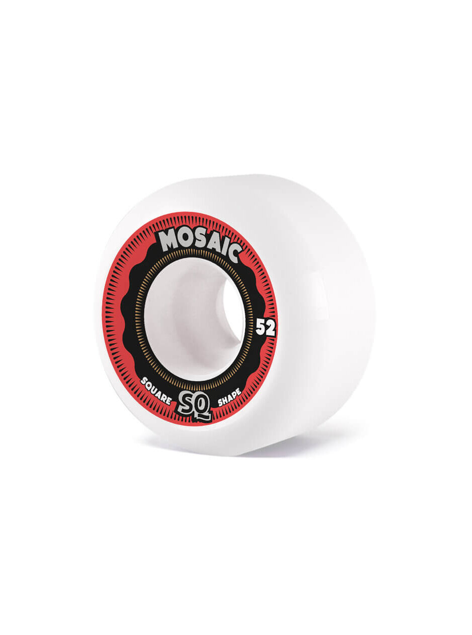 Mosaic kolečka SQ Metal 52 mm White | Velikost skate 52 mm