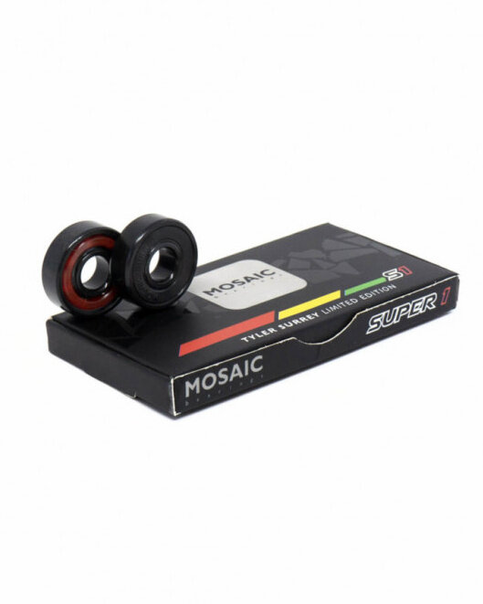 Mosaic ložiska Super 1 Tom Penny Abec 7 Black White 608 | Mnohobarevná | Velikost skate 608