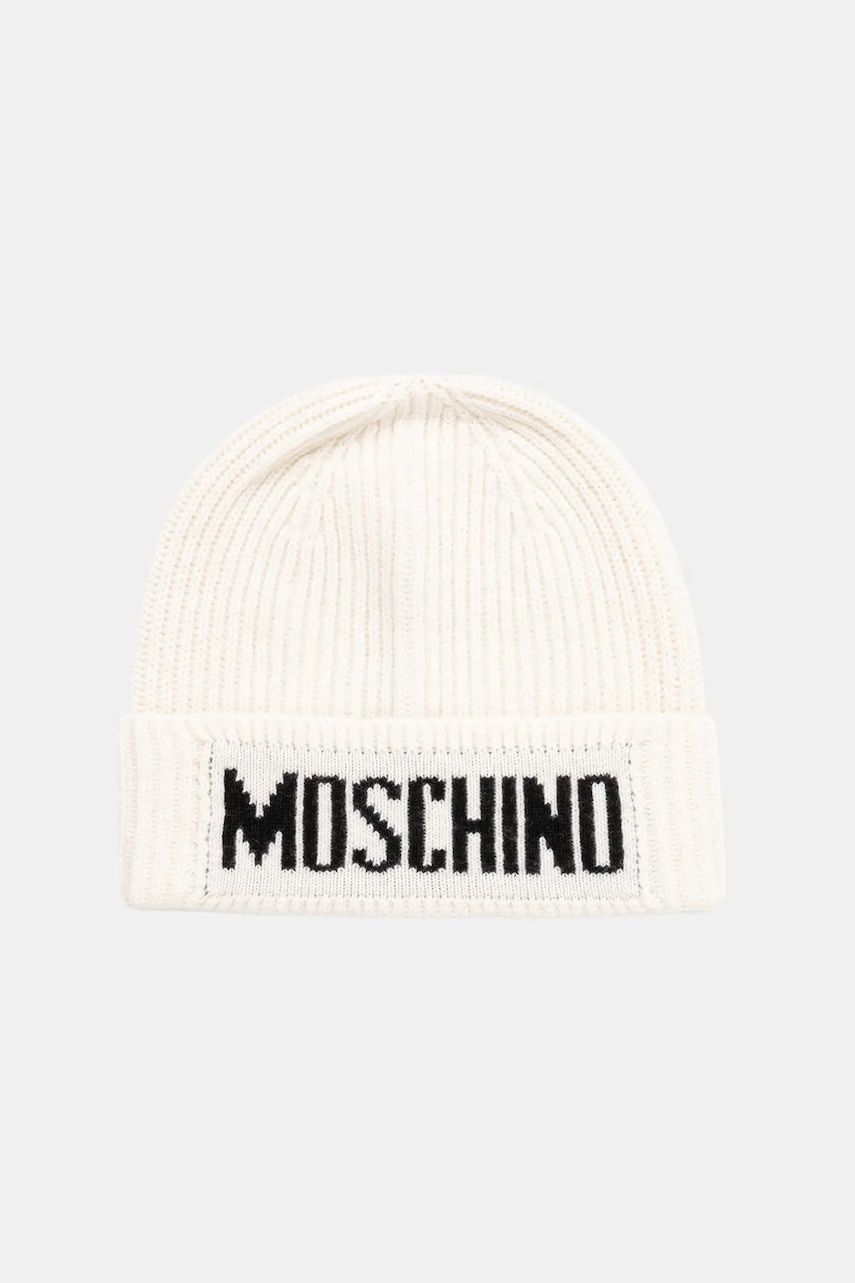 Moschino  čepice pánská s příměsí vlny