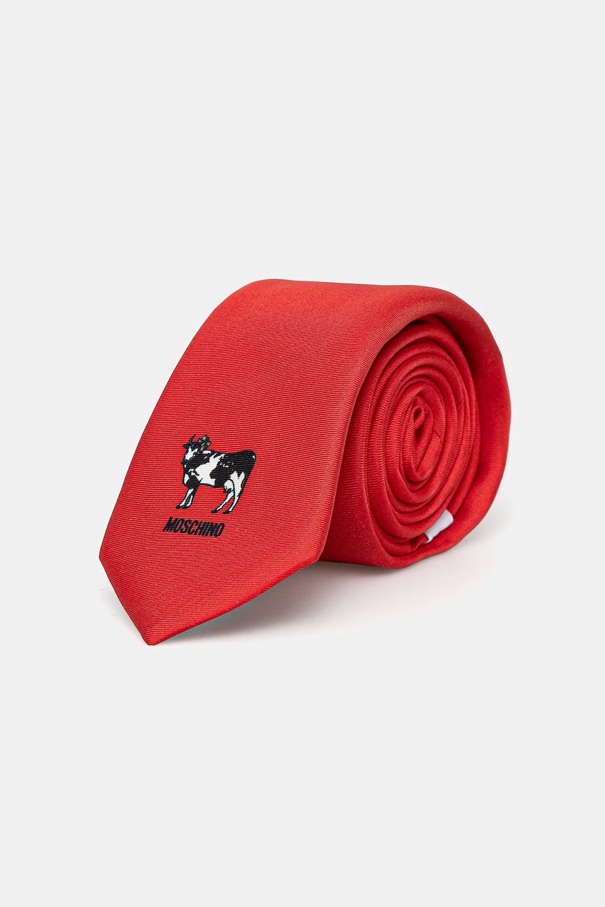 Moschino  Hedvábná kravata