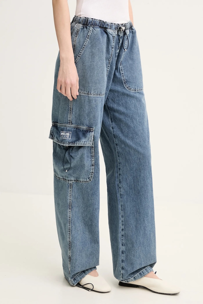 Moschino Jeans  Bavlněné džíny