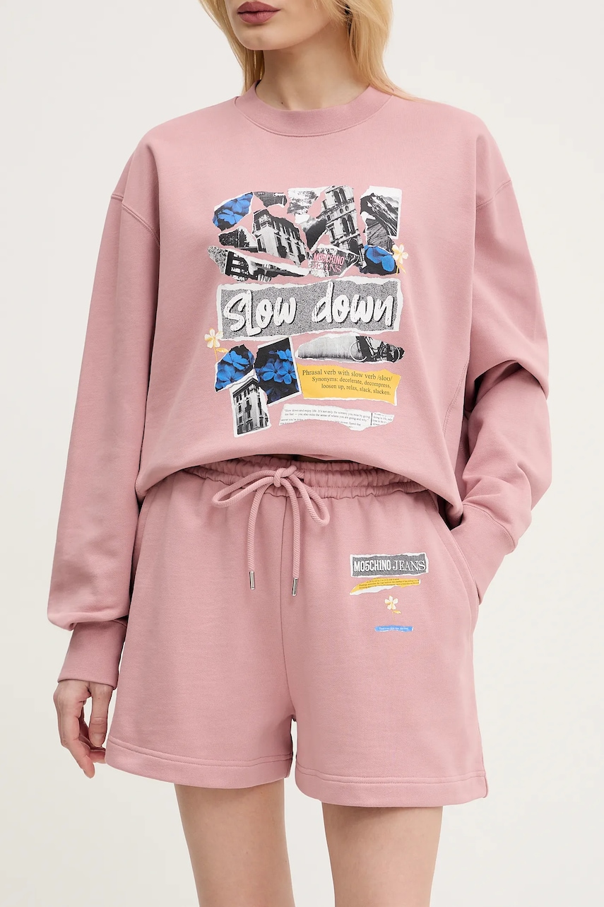Moschino Jeans  Bavlněné šortky