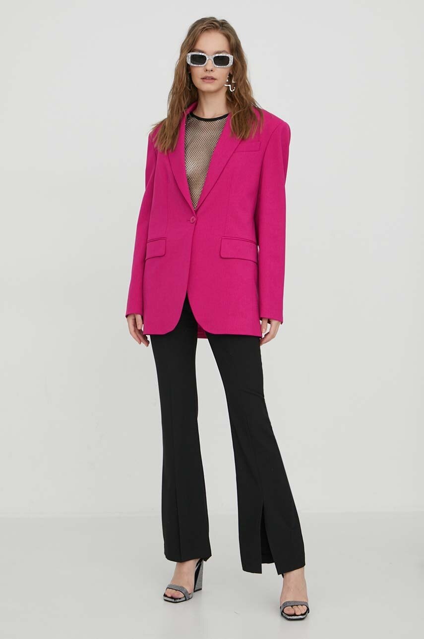 Moschino Jeans  Blazer s příměsí vlny