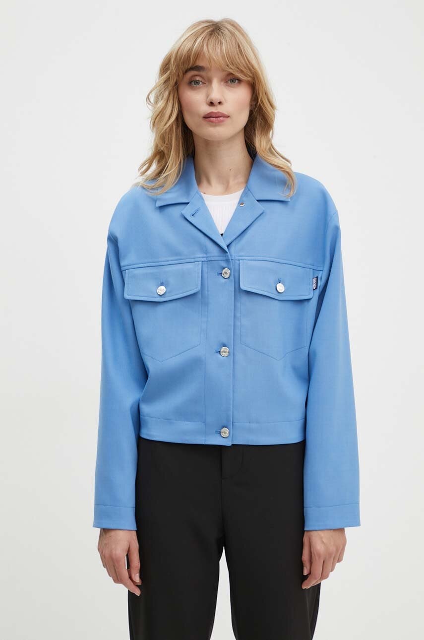 Moschino Jeans  Bunda s příměsí vlny
