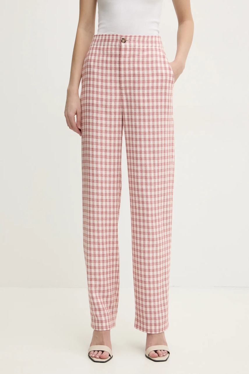 Moschino Jeans  Kalhoty s příměsí lnu