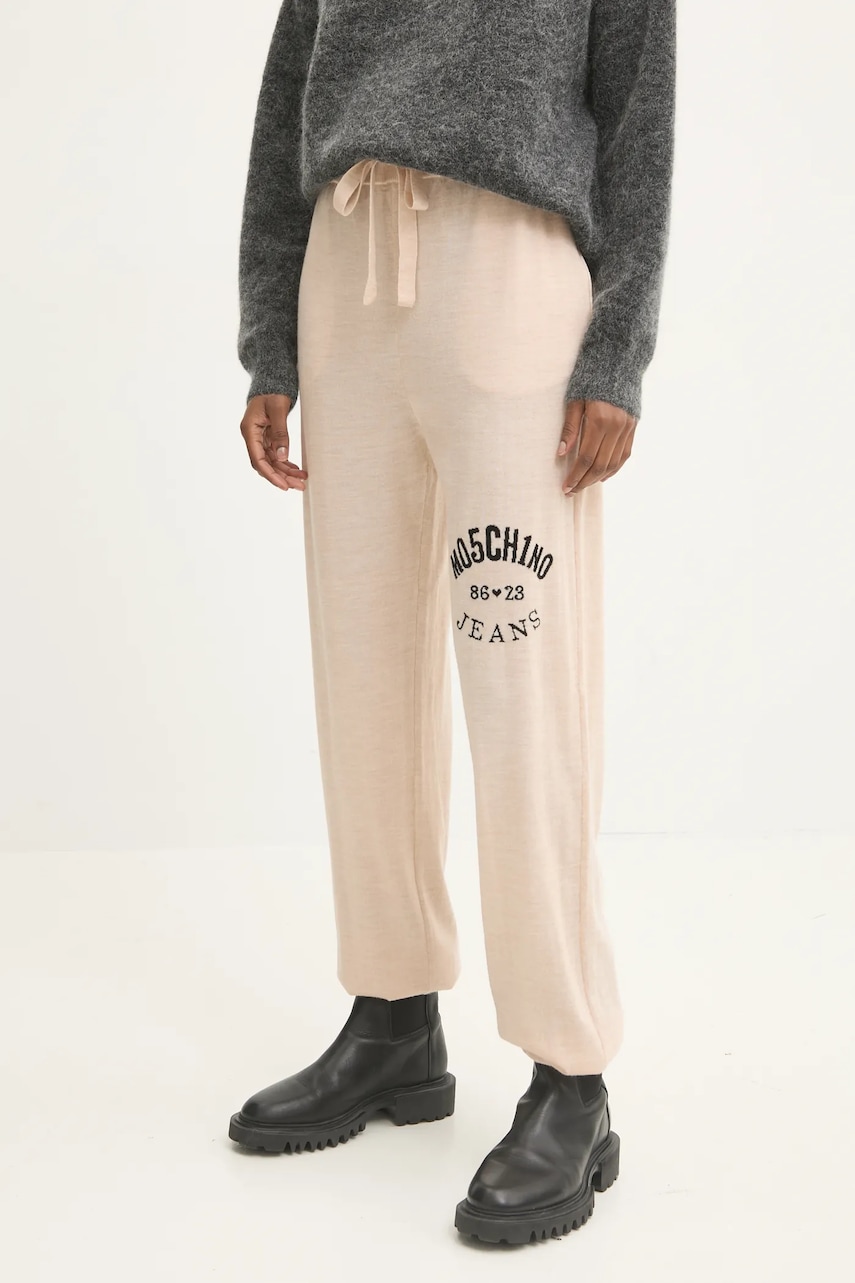 Moschino Jeans  Vlněné tepláky