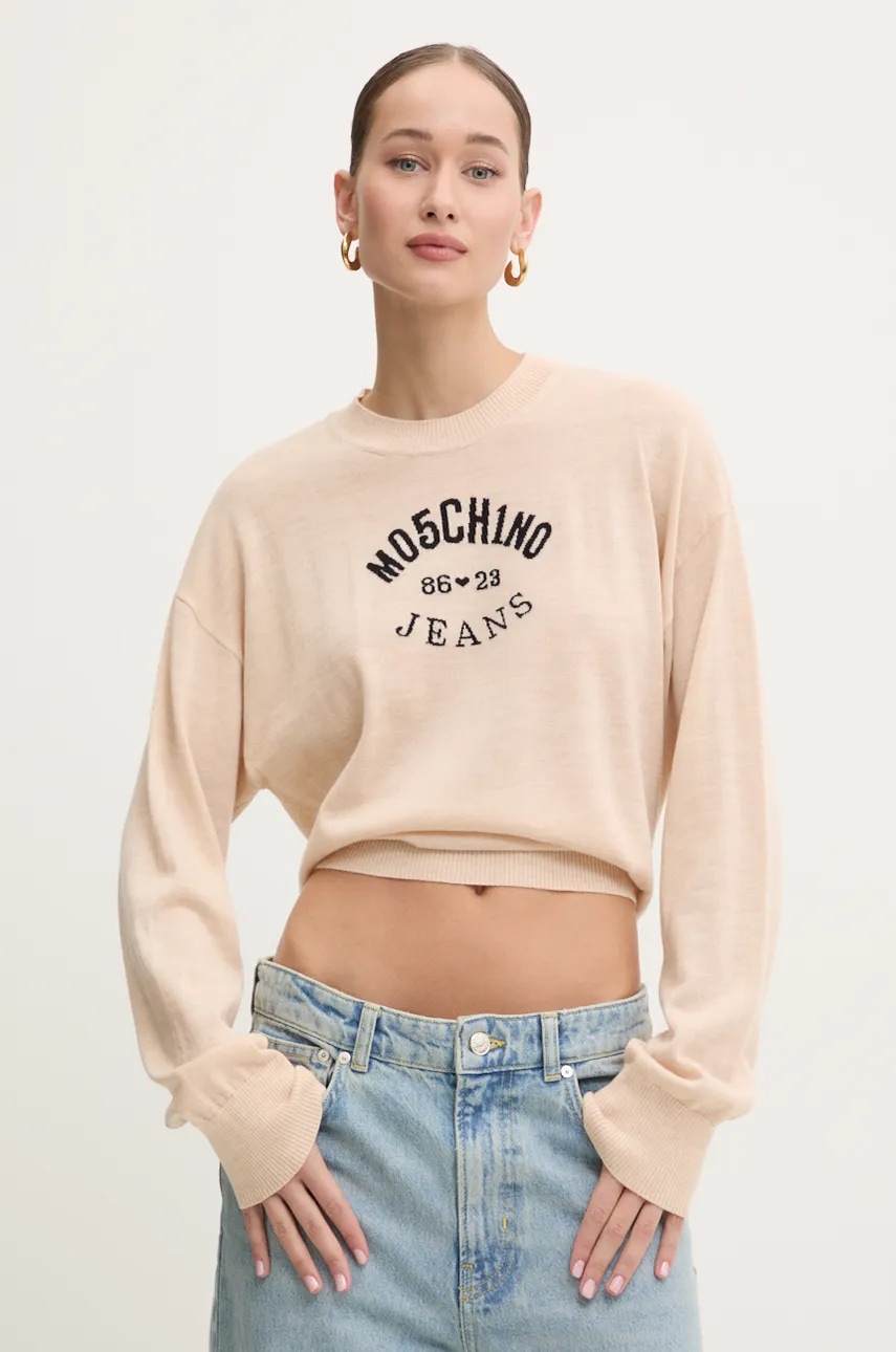 Moschino Jeans  Vlněný svetr