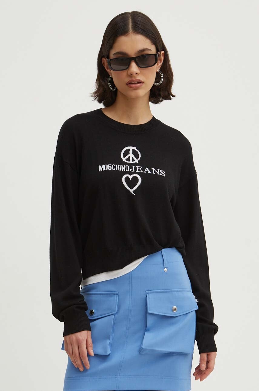Moschino Jeans  Vlněný svetr