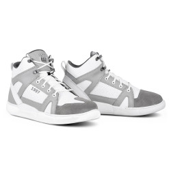 Moto boty W-TEC Arimes bílo-šedá 36