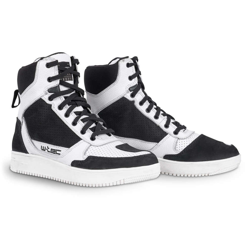 Moto boty W-TEC Bastige černo-bílá 36