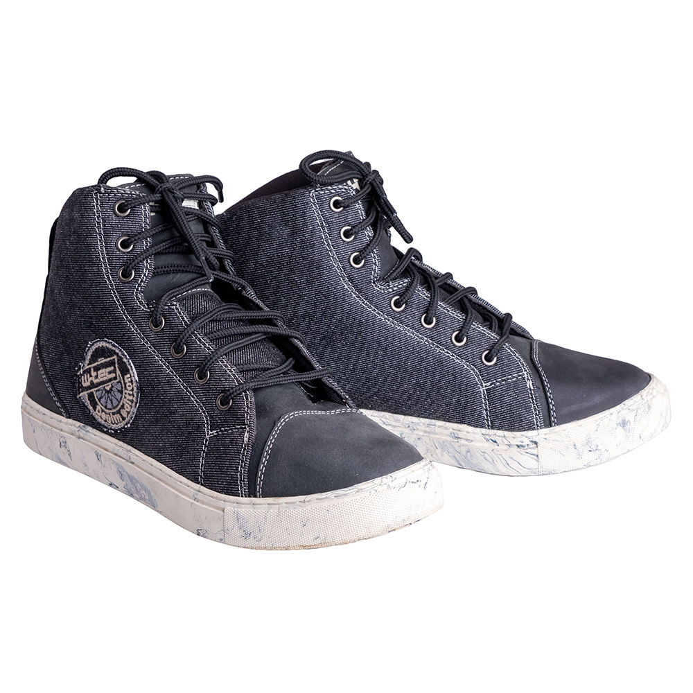 Moto boty W-TEC Denimo černá 38