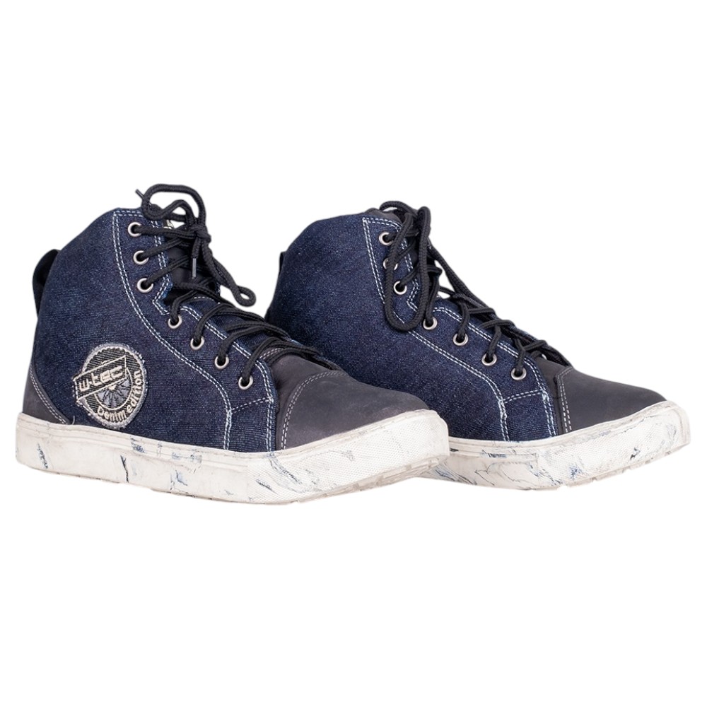 Moto boty W-TEC Denimo modrá 38