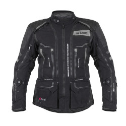 Moto bunda W-TEC Aircross černo-šedá 5XL
