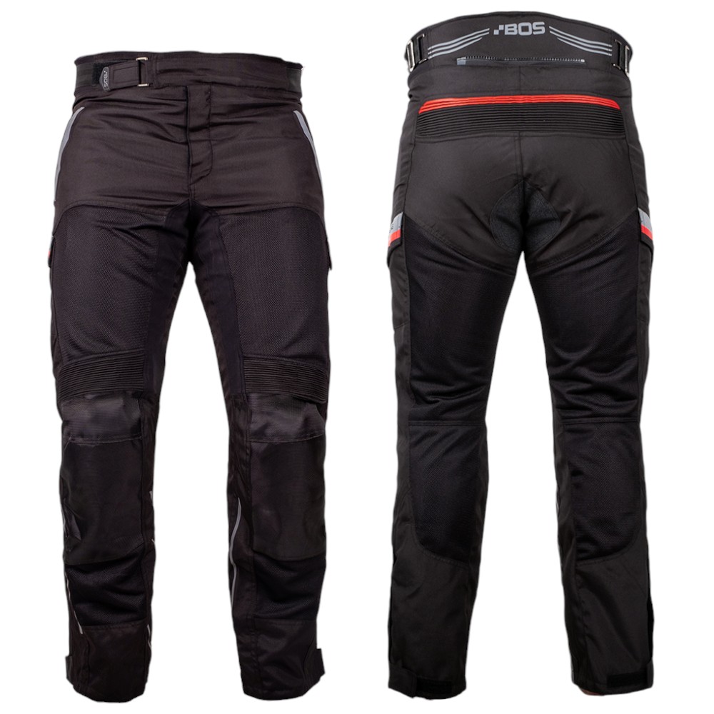 Moto kalhoty BOS Soul Black-Red XXL