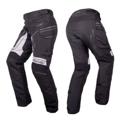 Moto kalhoty W-TEC Perguso černo-šedá S